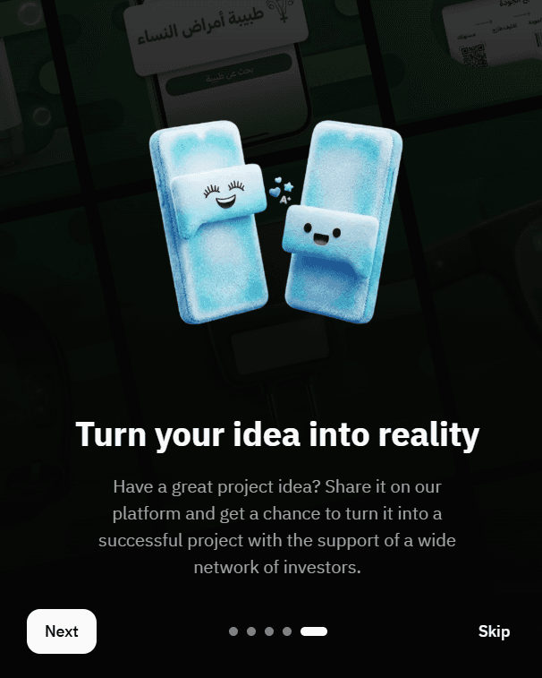 A platform that connects ideas with funding, where insights are transformed into successful projects.